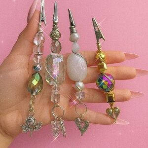 Mystery 1 Multi-Color atm card clip roach clip  Key chain